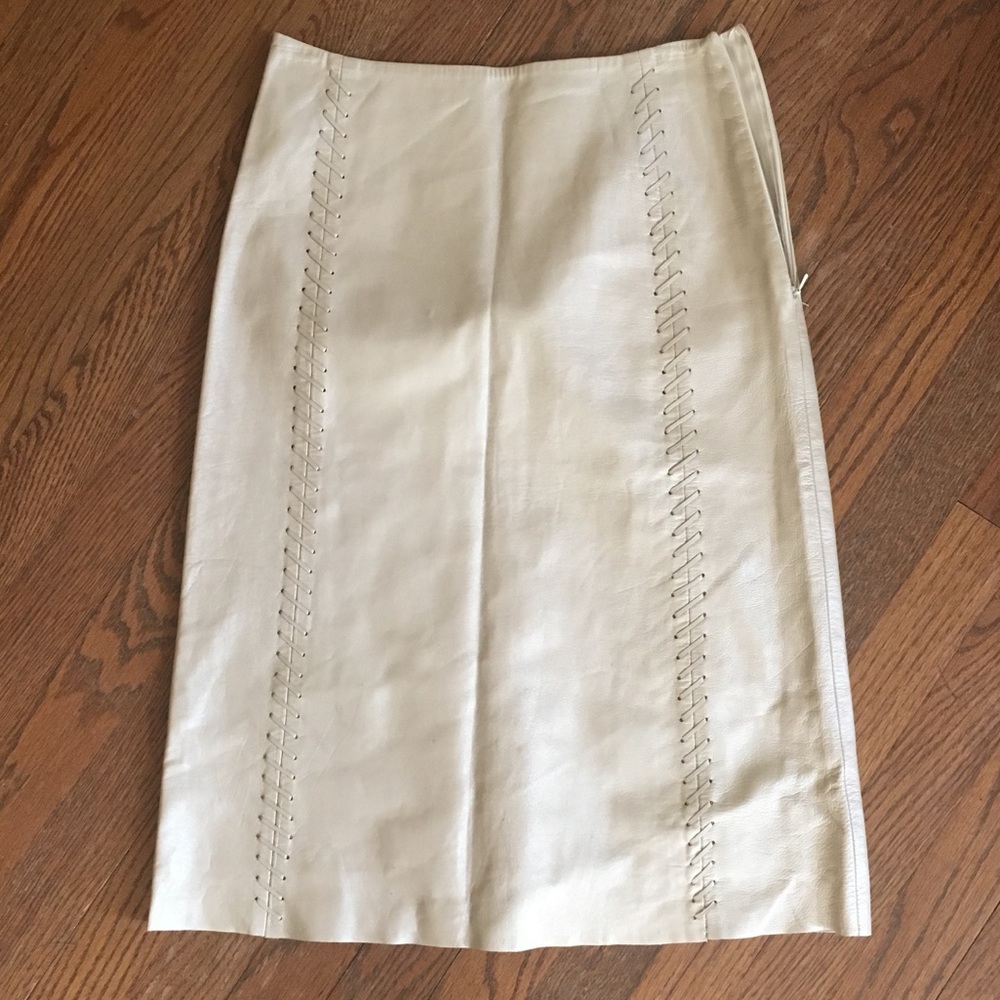 Rebecca Taylor leather skirt. Size 2